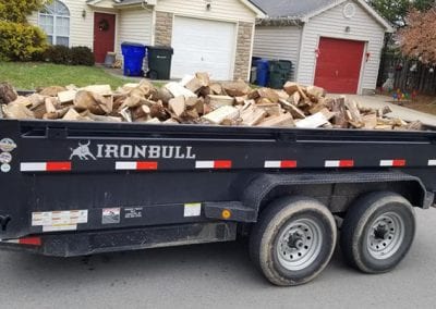 Stacked Firewood Delivery