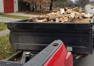 Stacked Firewood Delivery